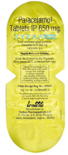 Xykaa Rapid 650 Tablet 15