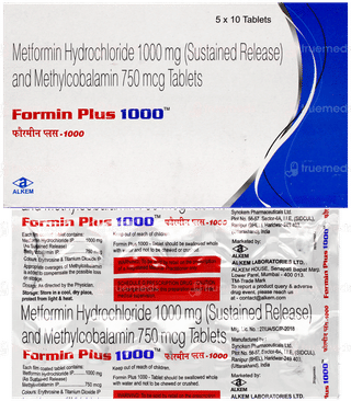 Formin Plus 1000 Tablet 10