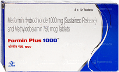 Formin Plus 1000 Tablet 10