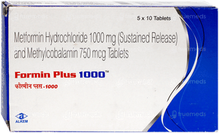 Formin Plus 1000 Tablet 10