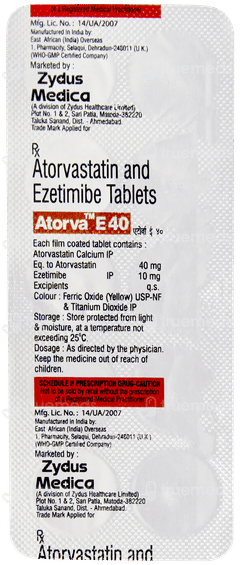 Atorva E40 Tablet 10