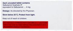 Asthalin 4 Tablet 45