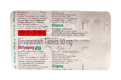 Brivepsy 50 Tablet 14 Brivepsy 50 Tablet 14