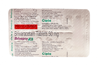 Brivepsy 50 MG Tablet 14