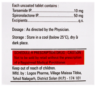 Torsinol Plus Tablet 15