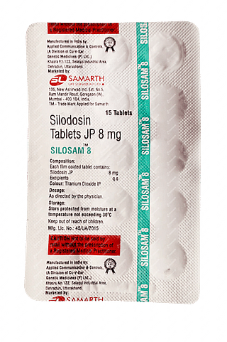 Silosam 8 MG Tablet 15