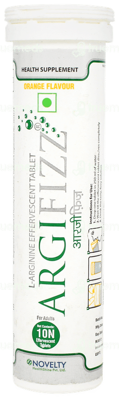 Argifizz Orange Flavour Effervescent Tablet 10 Argifizz Orange Flavour Effervescent Tablet 10