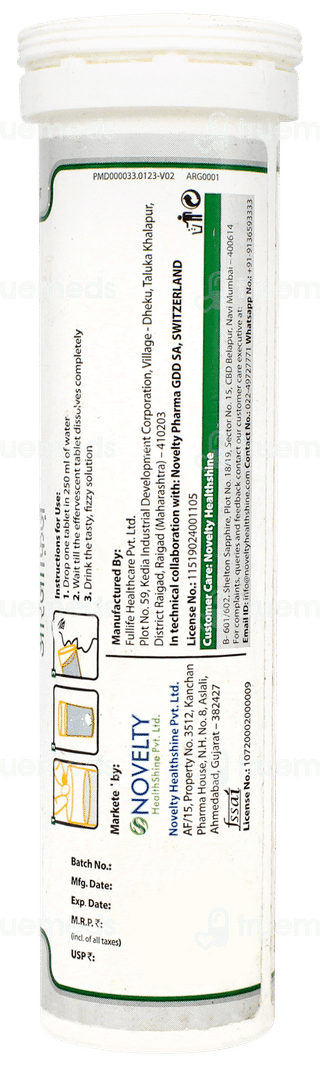 Argifizz Orange Flavour Effervescent Tablet 10