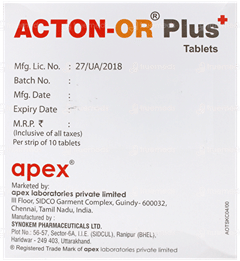 Acton Or Plus Tablet 10