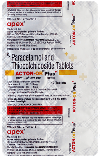 Acton Or Plus Tablet 10