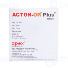 Acton Or Plus Tablet 10