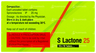 S Lactone 25 Tablet 10