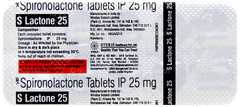 S Lactone 25 Tablet 10 S Lactone 25 Tablet 10