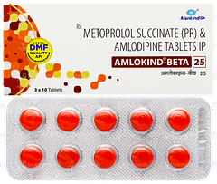 Amlokind Beta 25 Tablet 10