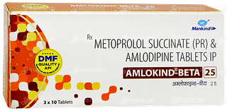 Amlokind Beta 25 Tablet 10