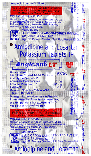 Angicam Lt Tablet 15