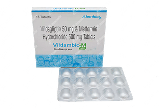 Vildambic M 50/500 MG Tablet 15