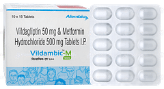 Vildambic M 500 Tablet 15
