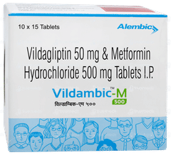 Vildambic M 500 Tablet 15 Vildambic M 500 Tablet 15