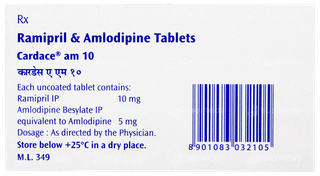 Cardace Am 10 Tablet 15