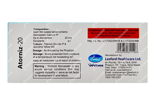 Atorniz 20 Tablet 10
