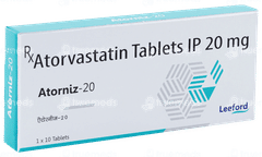 Atorniz 20 Tablet 10 Atorniz 20 Tablet 10