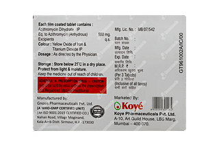 Azylaj 500 MG Tablet 3