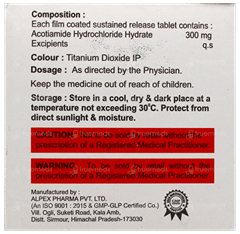 Acocare 300 Sr Tablet 10