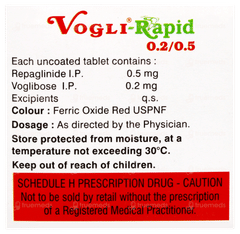 Vogli Rapid 0.2/0.5 Tablet 10 Vogli Rapid 0.2/0.5 Tablet 10