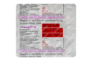 Vildanex M 50/500 MG Tablet Sr 15