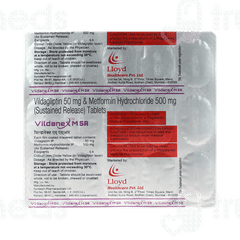 Vildanex M Sr Tablet 15
