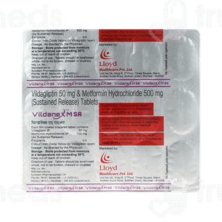 Vildanex M Sr Tablet 15