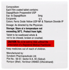 Dapaturn 5 Tablet 10 Dapaturn 5 Tablet 10