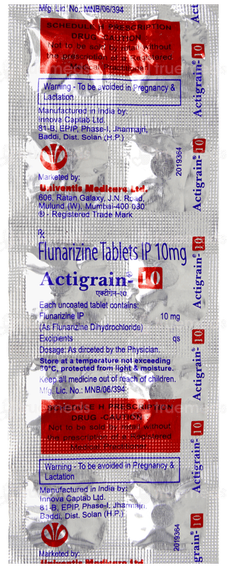 Actigrain 10 Tablet 10