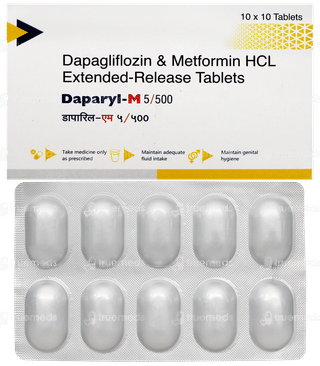 Daparyl M 5/500 Tablet 10