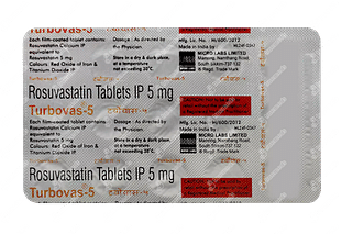 Turbovas 5 MG Tablet 15