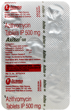 Azitus 500 Tablet 5 Azitus 500 Tablet 5