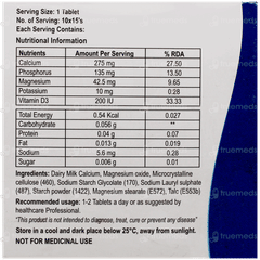 Calvoli Milk Calcium Tablet 15
