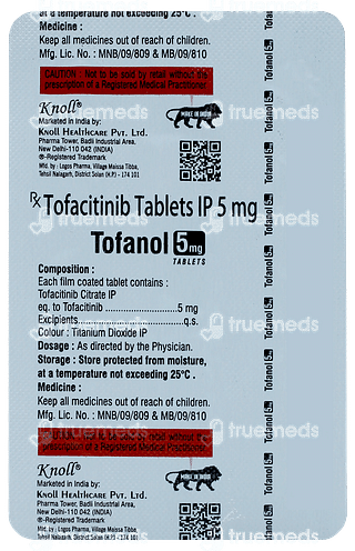 Tofanol 5mg Tablet 10