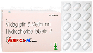 Verifica M 50mg/850mg Tablet 15