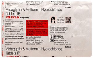 Verifica M 50mg/850mg Tablet 15