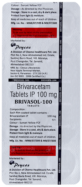 Brivasol 100 Tablet 10