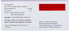 Brivasol 50 Tablet 10 Brivasol 50 Tablet 10