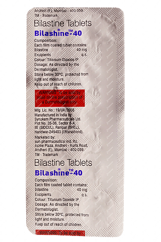 Bilashine 40 Tablet 10