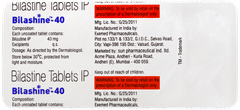 Bilashine 40 Tablet 10 Bilashine 40 Tablet 10