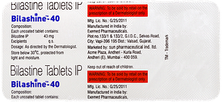 Bilashine 40 Tablet 10