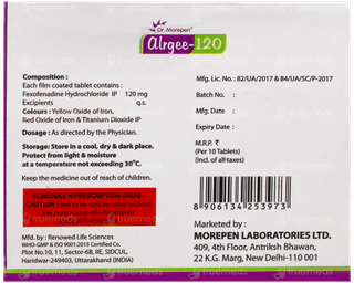 Alrgee 120 Tablet 10