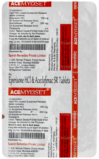 Acemyoset Tablet 10
