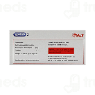Apotab 2 MG Sublingual Tablet 10