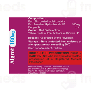 Algrot 180mg Tablet 10